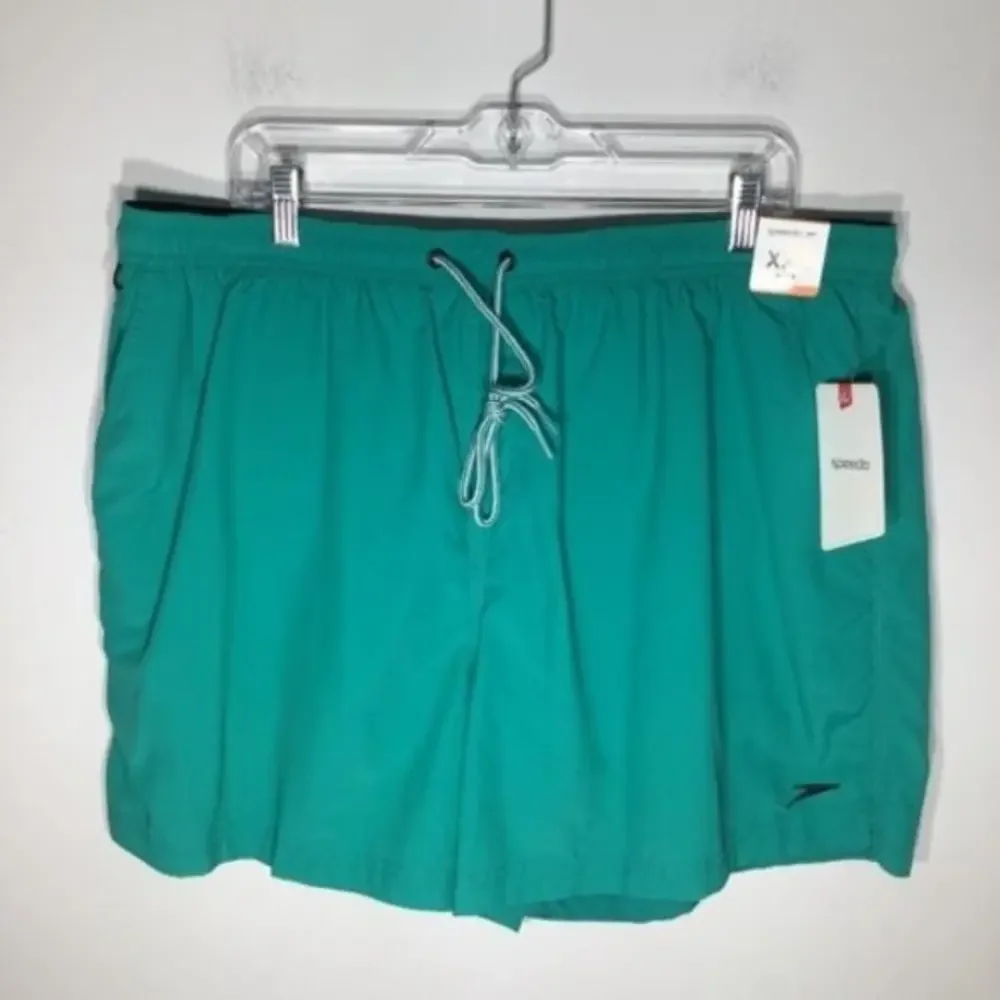 Speedo Mens Columbia Swim Trunks Shorts Green Size XXL‎ NWT